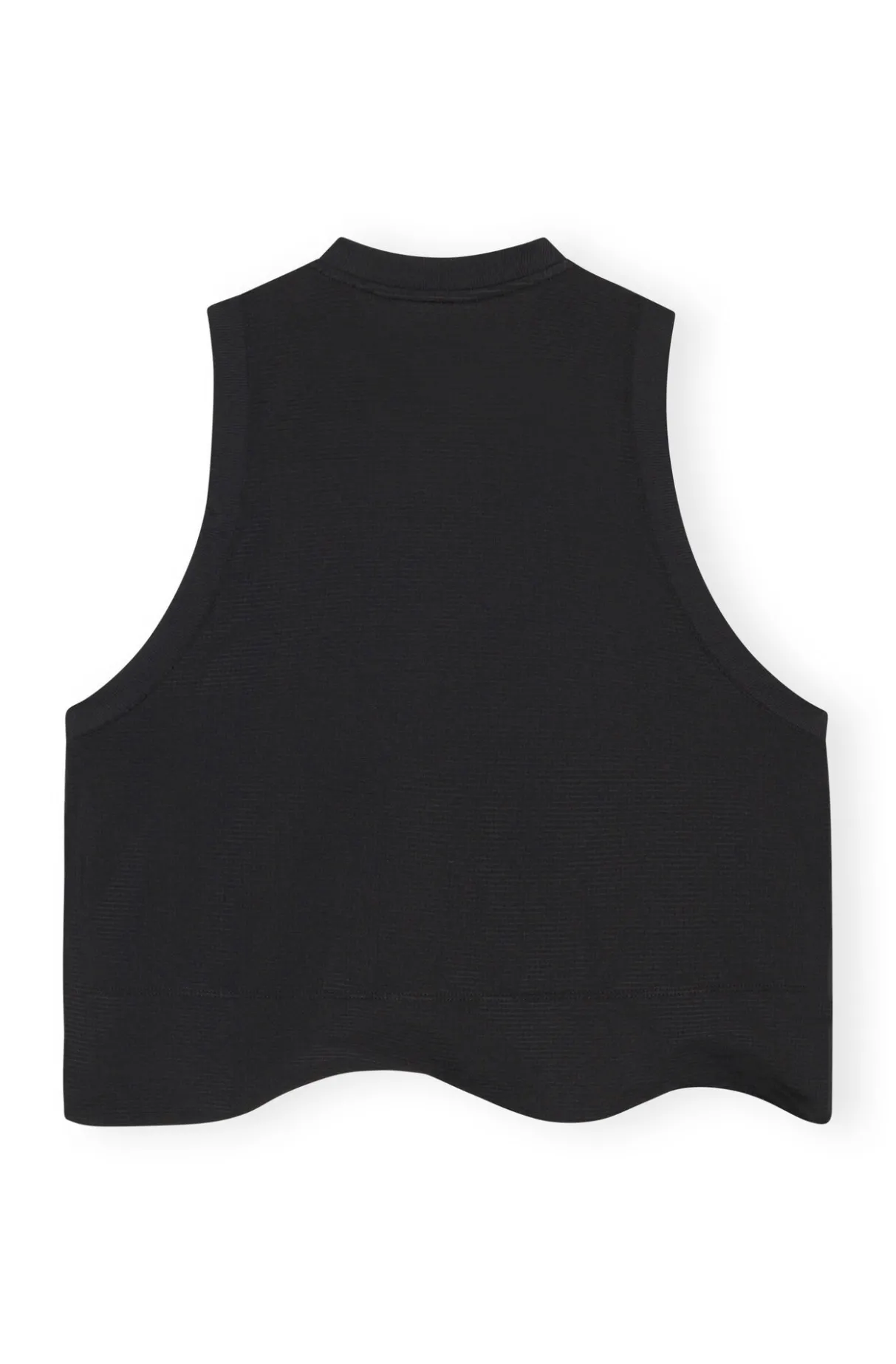 Best Sale GANNI Active Mesh Top Black