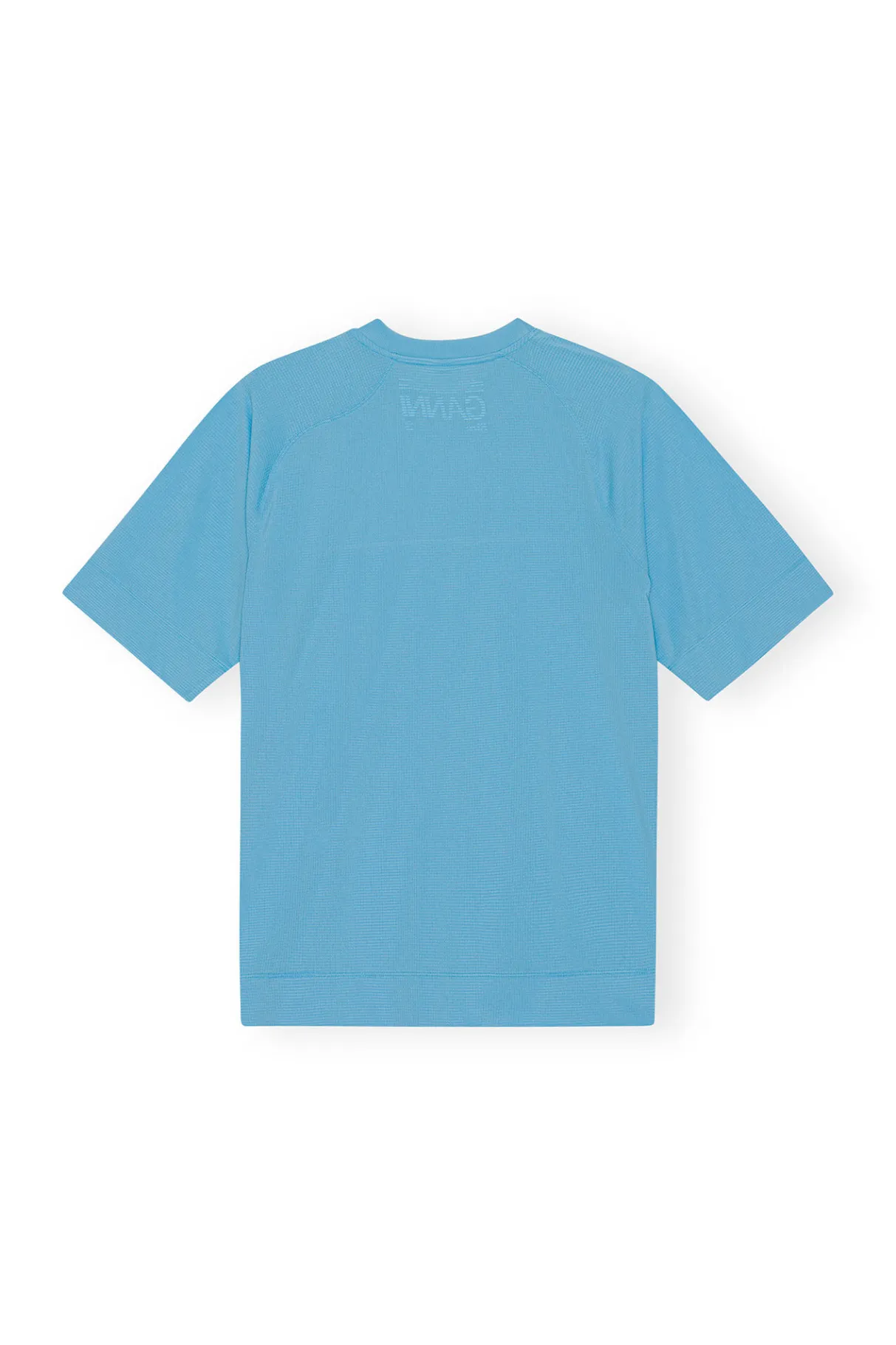 Clearance GANNI Active Mesh T-Shirt Ethereal Blue