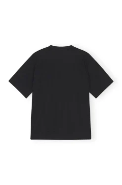 Outlet GANNI Active Mesh T-Shirt Black