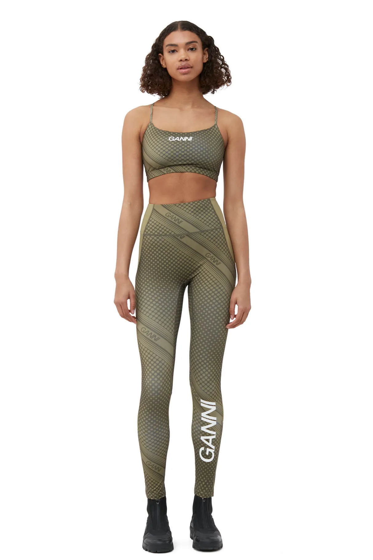 Hot GANNI Active Strap Top Kalamata