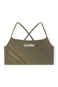 Hot GANNI Active Strap Top Kalamata