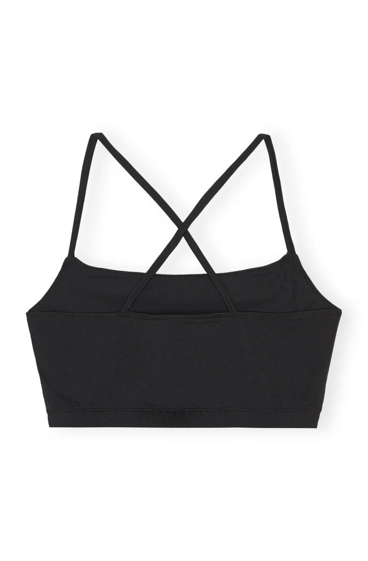 Discount GANNI Active Strap Top Black