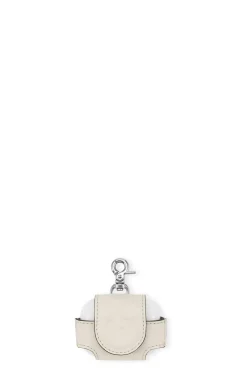 Shop GANNI Banner Airpods Pro Case Egret