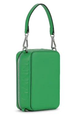 Sale GANNI Banner Camera Bag Kelly Green