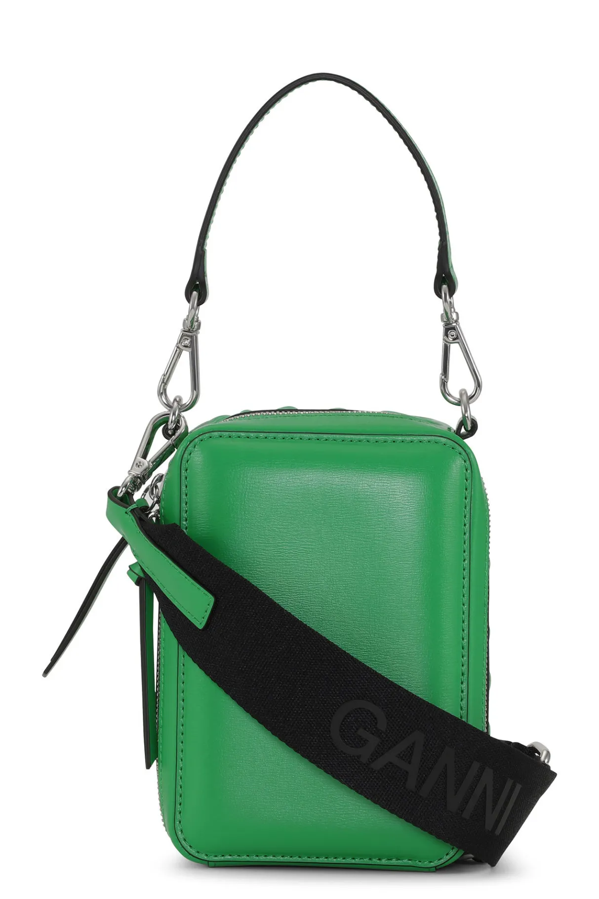 Sale GANNI Banner Camera Bag Kelly Green