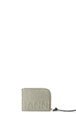 Sale GANNI Banner Card Holder Gold