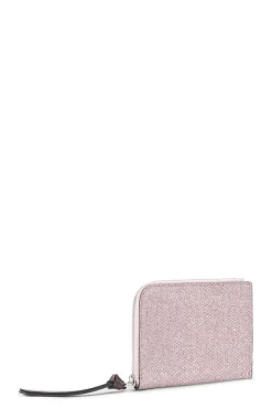 Shop GANNI Banner Card Holder Light Lilac