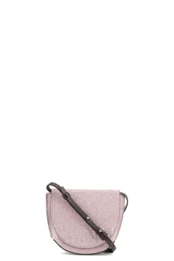 Cheap GANNI Banner Nano Saddle Bag Light Lilac