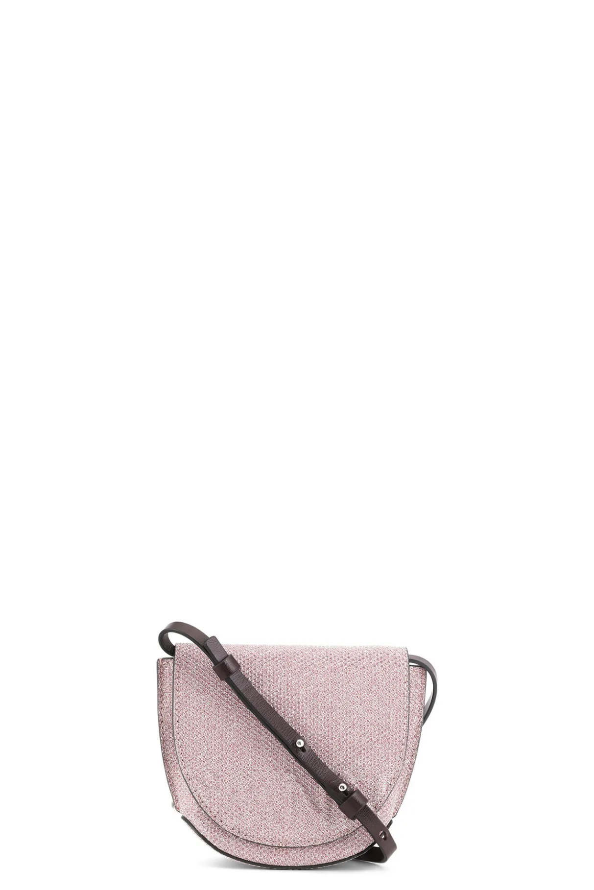 Cheap GANNI Banner Nano Saddle Bag Light Lilac
