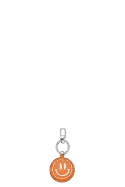 Best Sale GANNI Banner Smiley Keychain Vibrant Orange