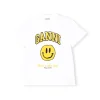 Best Sale GANNI Basic Cotton Jersey T-Shirt, Smiley Yellow Bright White