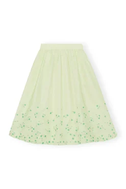 Online GANNI Beaded Nylon Skirt Lily Green
