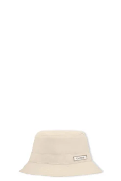 Best Sale GANNI Beige Bucket Hat Pale Khaki