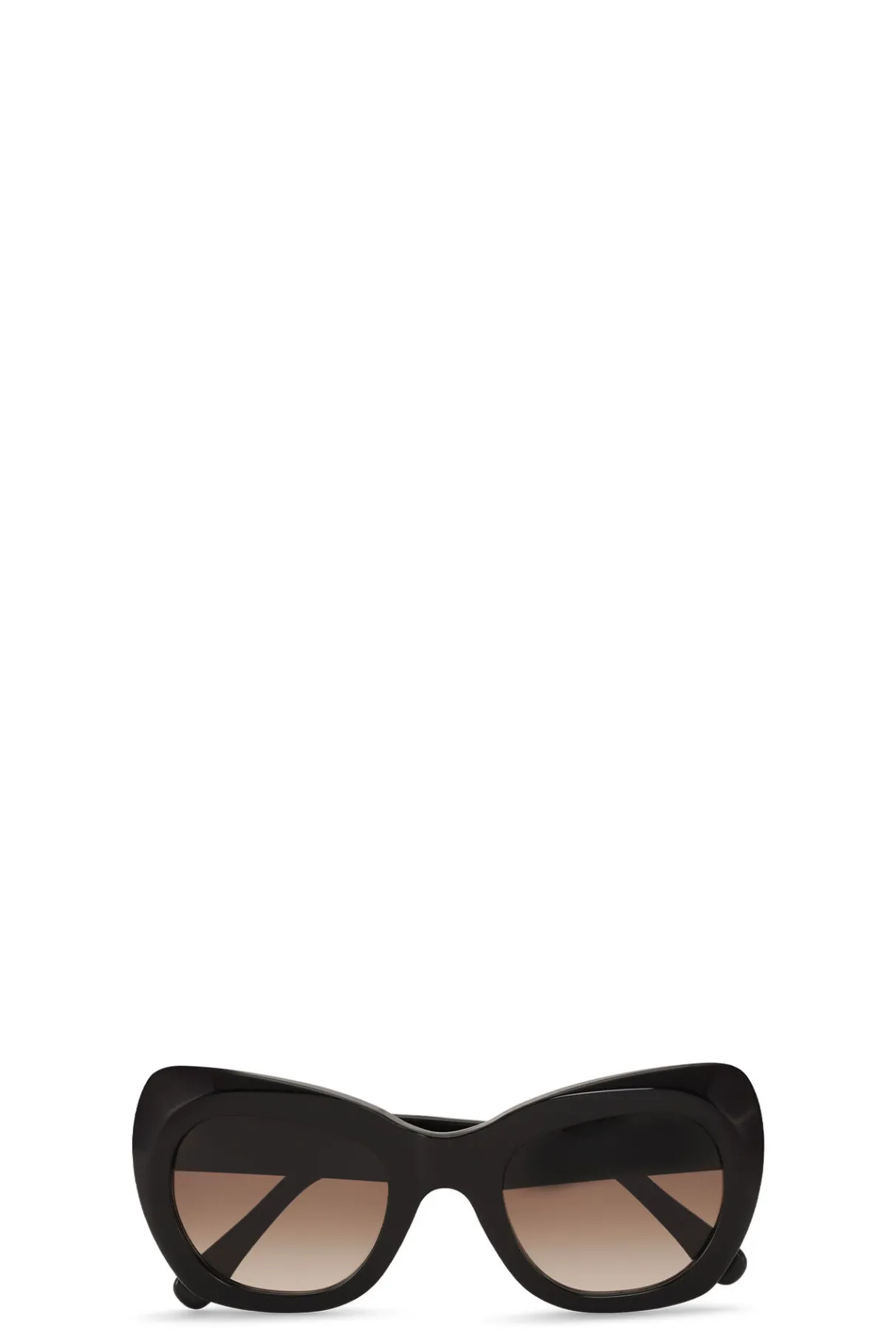 Outlet GANNI Biodegradable Acetate Big Butterfly Sunglasses Black