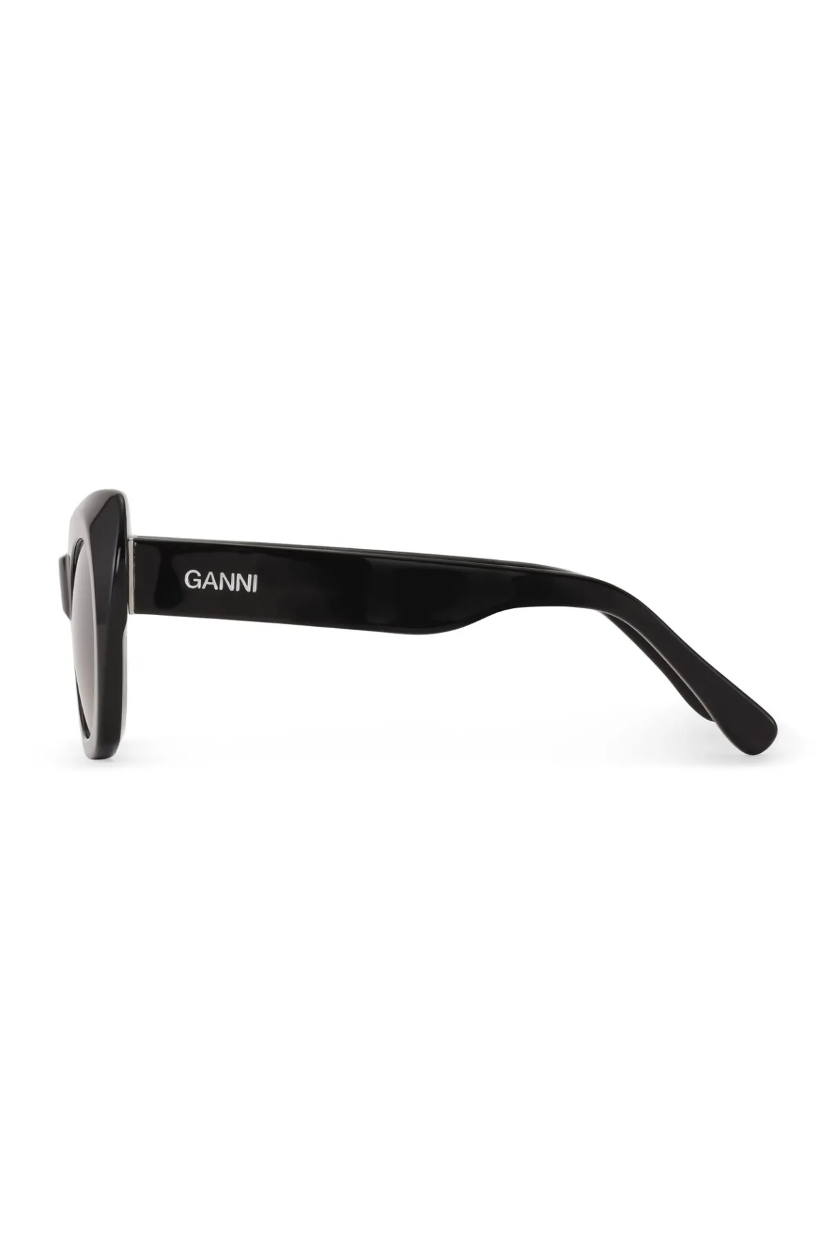 Outlet GANNI Biodegradable Acetate Big Butterfly Sunglasses Black