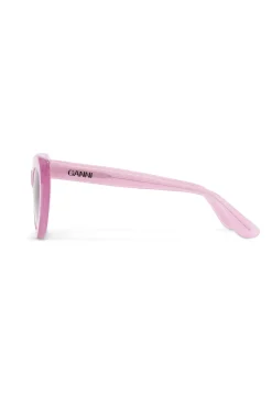 Clearance GANNI Biodegradable Acetate Cat Eye Sunglasses Sweet Lilac