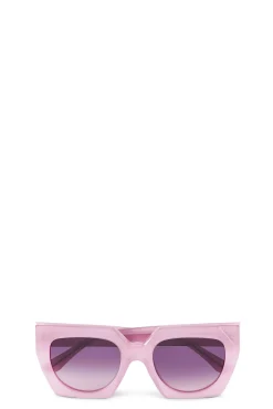 Online GANNI Biodegradable Acetate Oversized Sunglasses Sweet Lilac