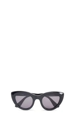 Outlet GANNI Biodegradable Cat Eye Sunglasses Black