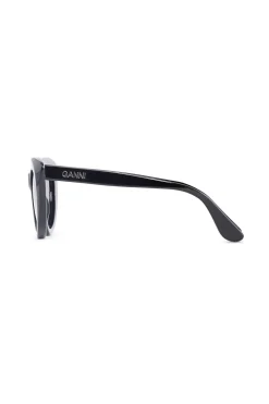 Outlet GANNI Biodegradable Cat Eye Sunglasses Black