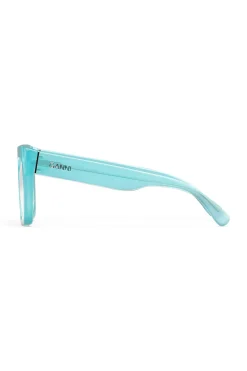 Sale GANNI Blue Oversized Sunglasses Winter Sky