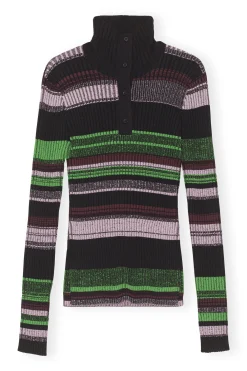 Cheap GANNI Button Up Blouse Multicolour