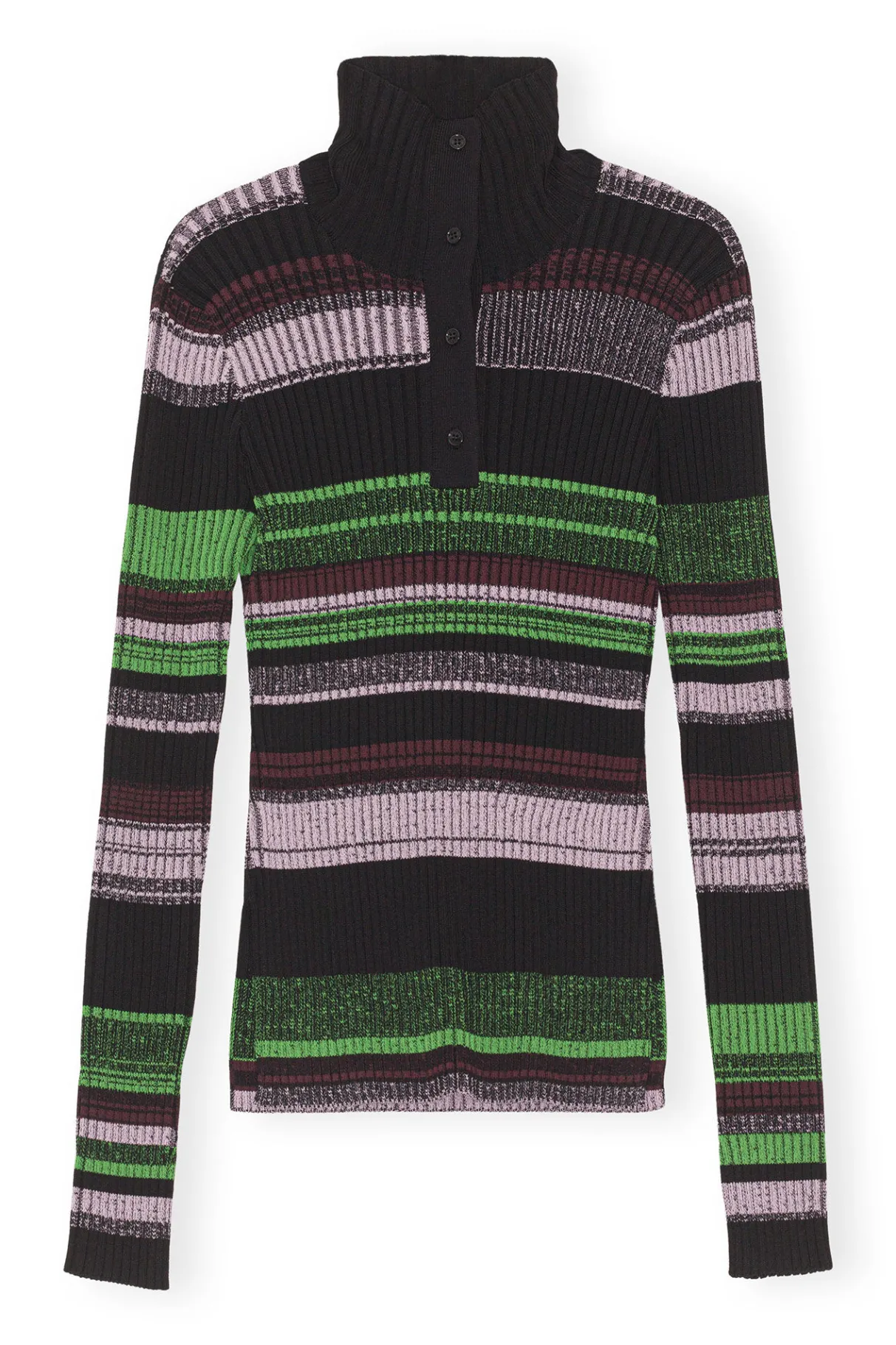 Cheap GANNI Button Up Blouse Multicolour