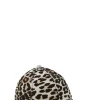 Online GANNI Canvas Cap Leopard