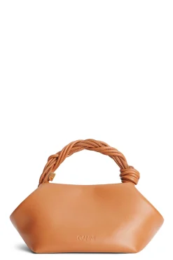 Fashion GANNI Caramel Bou Bag Caramel Cafe