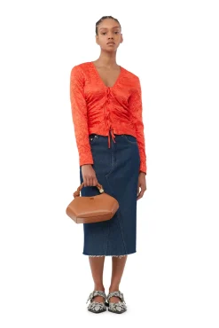 Fashion GANNI Caramel Bou Bag Caramel Cafe