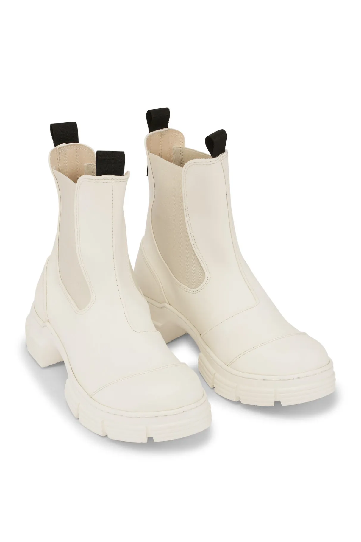 Shop GANNI City Boots Egret