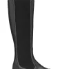 Store GANNI Cleated High Chelsea Boots Black