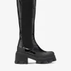 Clearance GANNI Cleated High Chelsea Boots Black