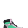 Cheap GANNI Cleated Lace Up Hiking Boots Kelly Green