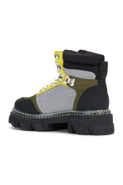 Cheap GANNI Cleated Lace Up Hiking Boots Kalamata