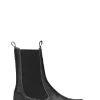 Outlet GANNI Cleated Mid Chelsea Boots Black