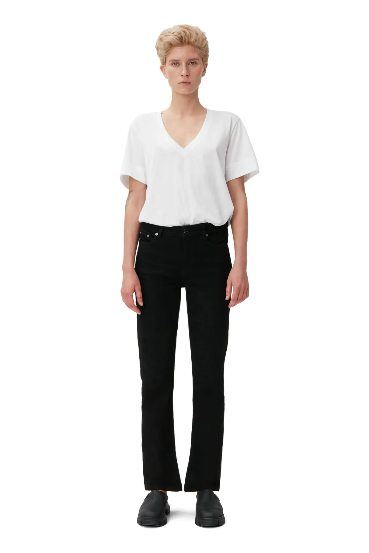 Cheap GANNI Comfort Stretch Beksi Black/Black