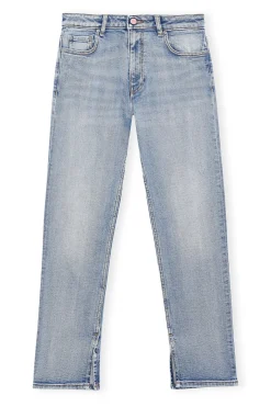 Cheap GANNI Comfort Stretch Beksi Light Blue Vintage