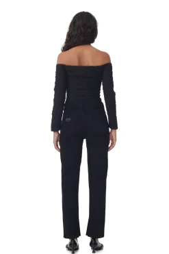 Cheap GANNI Comfort Stretch Beksi Black/Black