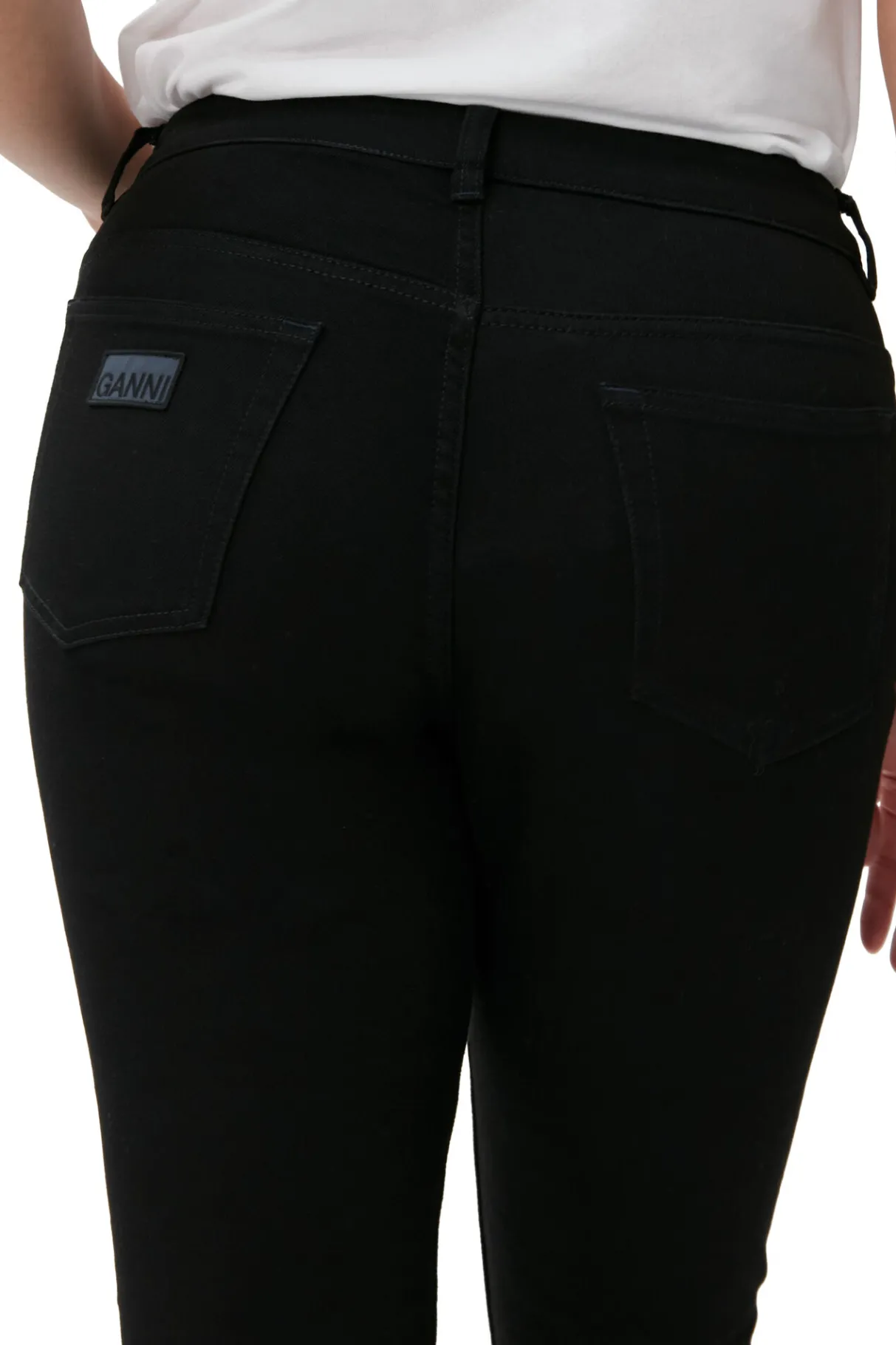 Cheap GANNI Comfort Stretch Beksi Black/Black
