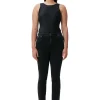Sale GANNI Comfort Stretch Cutye Cropped Washed Black/Black