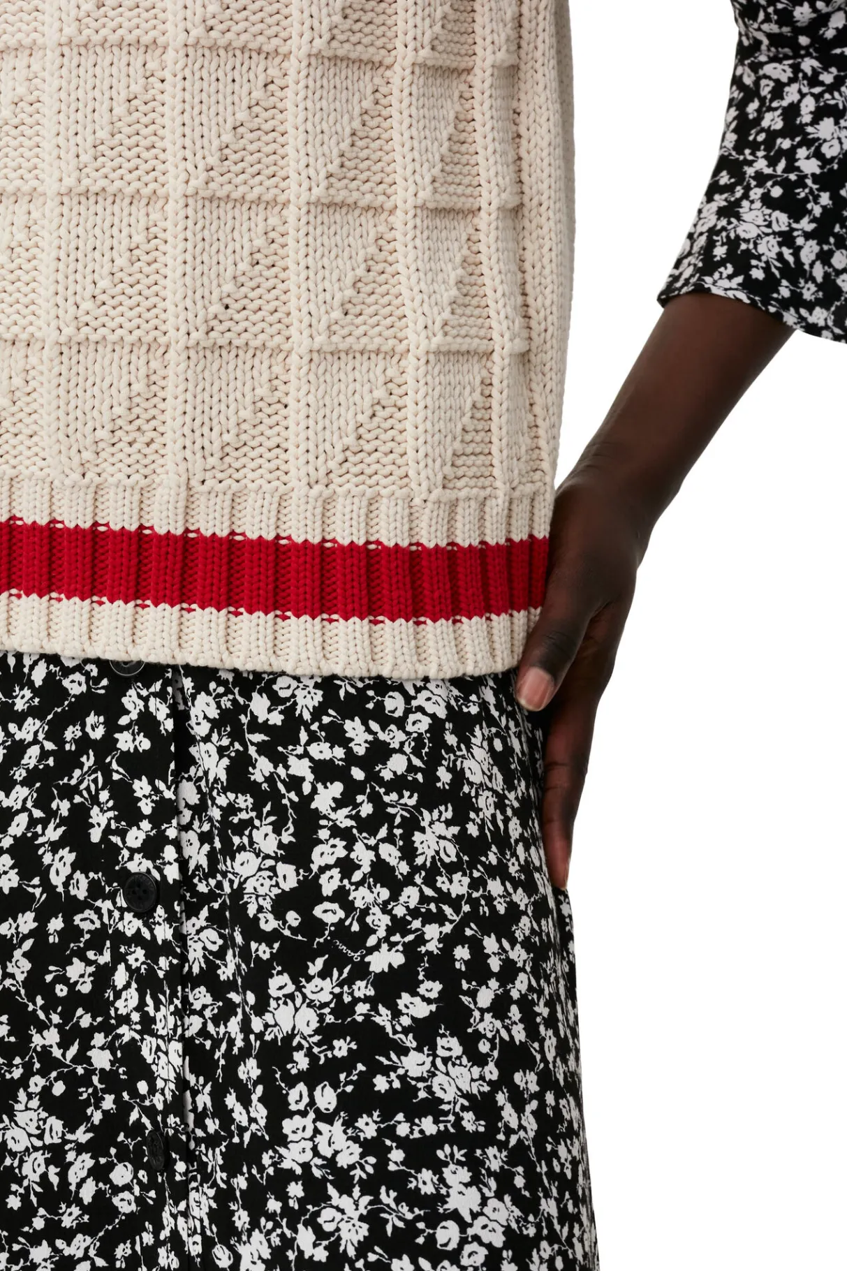 Discount GANNI Cotton Rope Vest Alabaster Gleam