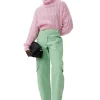 Store GANNI Cotton Suiting Pants Peapod