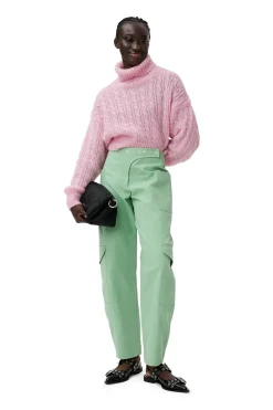 Store GANNI Cotton Suiting Pants Peapod
