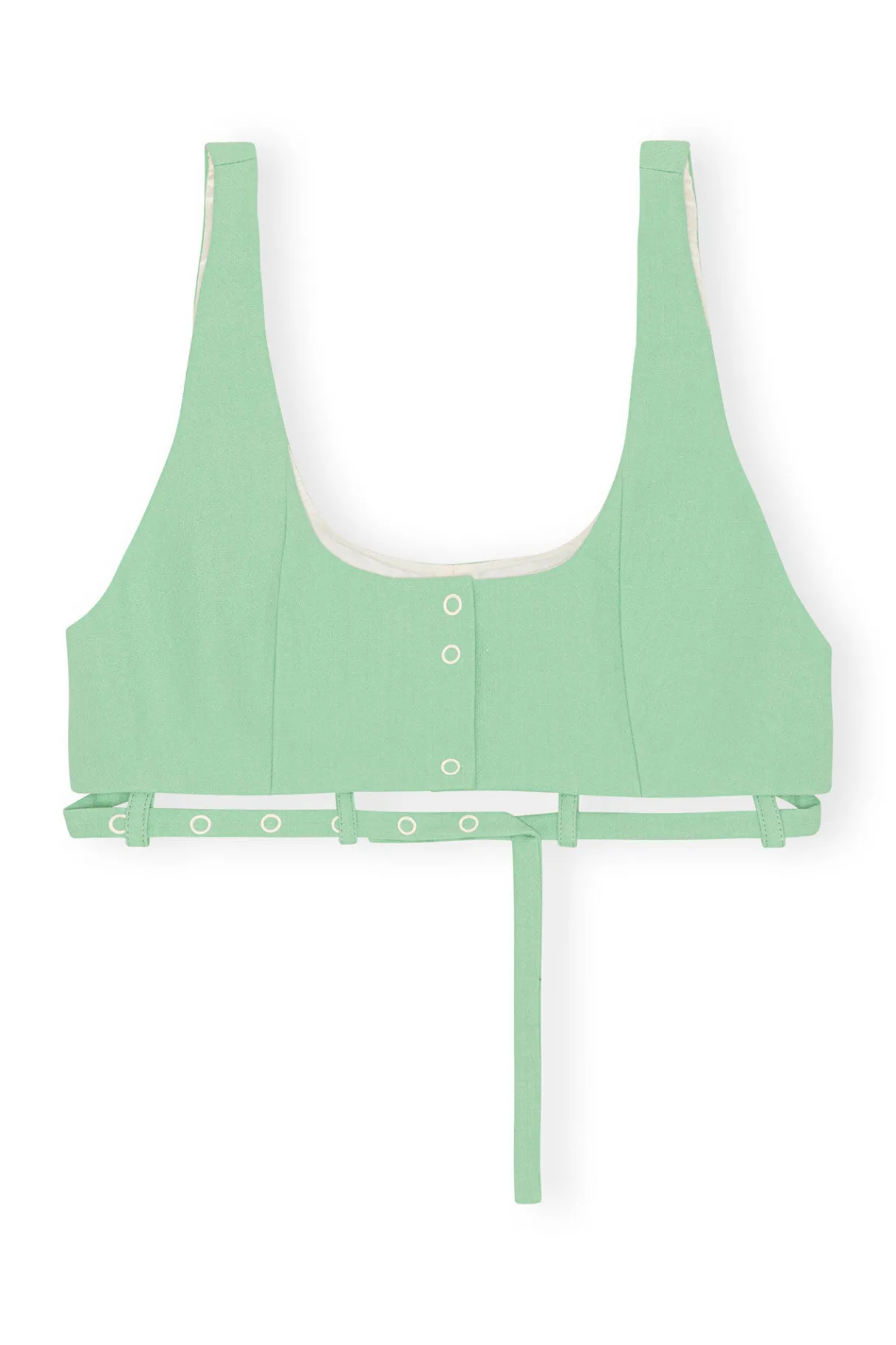 Flash Sale GANNI Cotton Suiting Top Peapod
