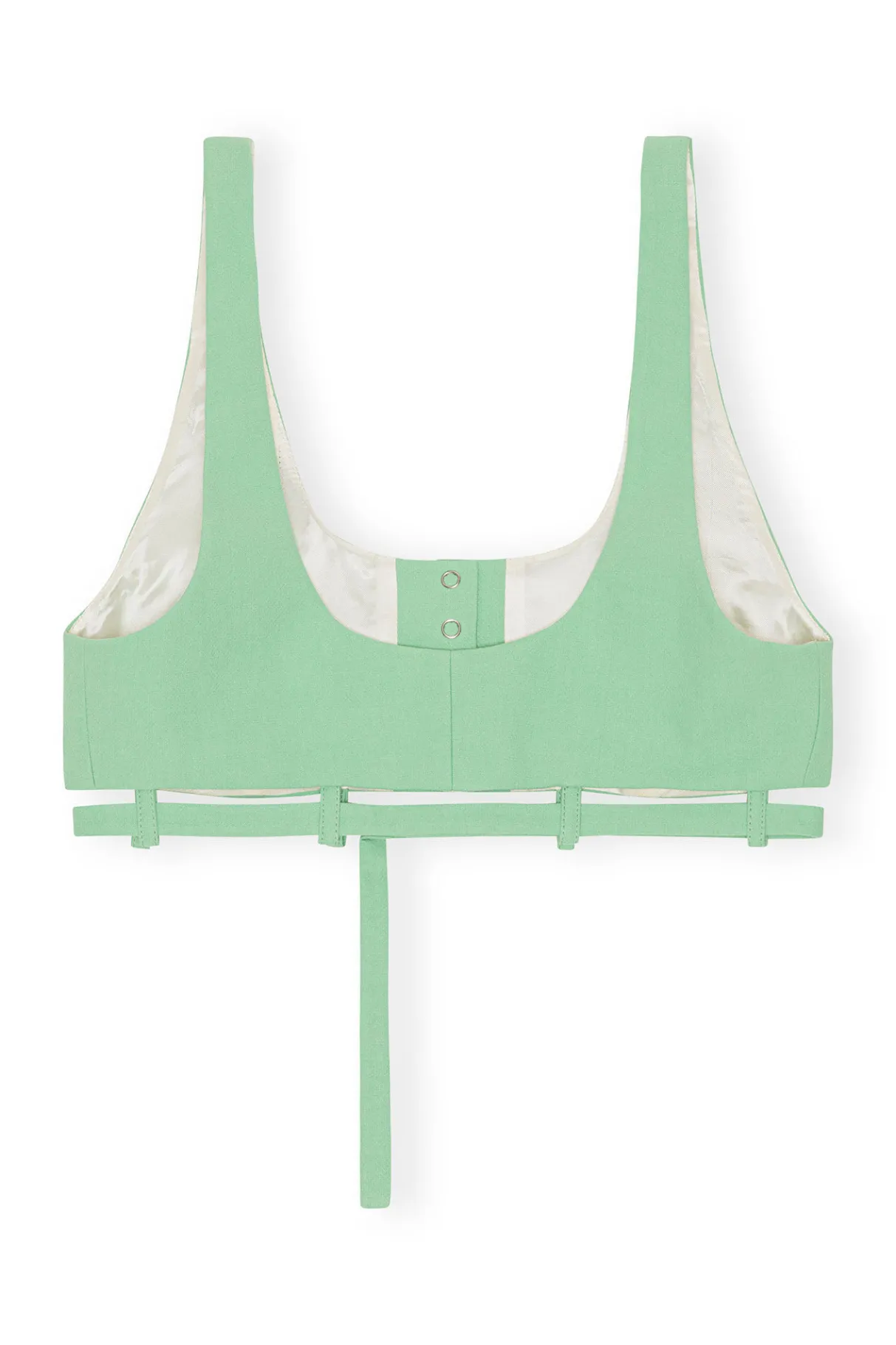 Flash Sale GANNI Cotton Suiting Top Peapod