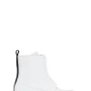 Best Sale GANNI Creepers Wallaby Zip Boots Egret