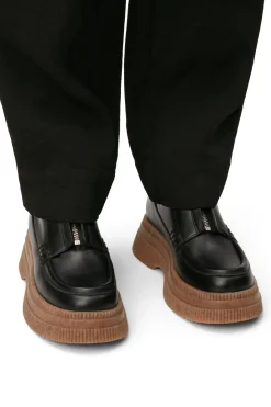 Discount GANNI Creepers Wallaby Zip Boots Black