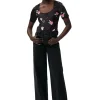 Best GANNI Crinkled Satin Blouse Black
