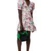 Fashion GANNI 3D Jacquard Mini Dress Sugar Plum