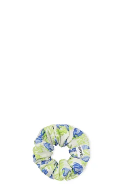 Cheap GANNI 3D Jacquard Scrunchie Oyster Gray
